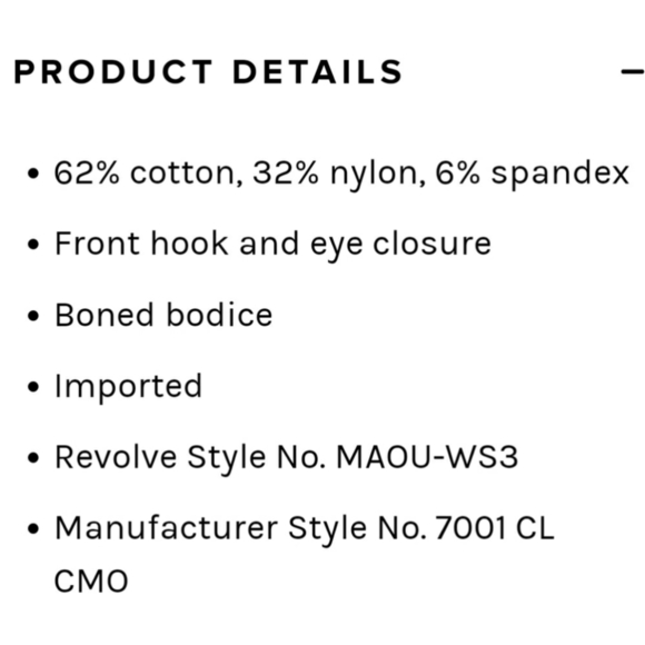 Revolve Miaou Devon Corset Long Sleeve Blouse - Picture 13 of 13